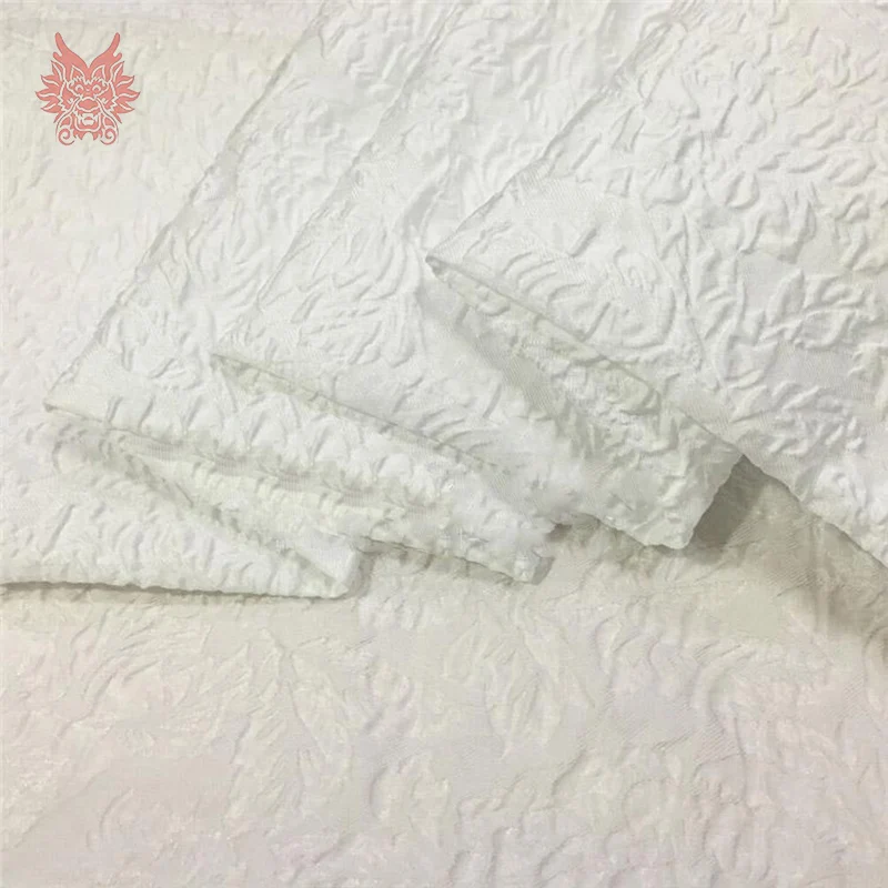 4 вида цветов американский стиль 3D Роза рельефная жаккардовая ткань для лета и