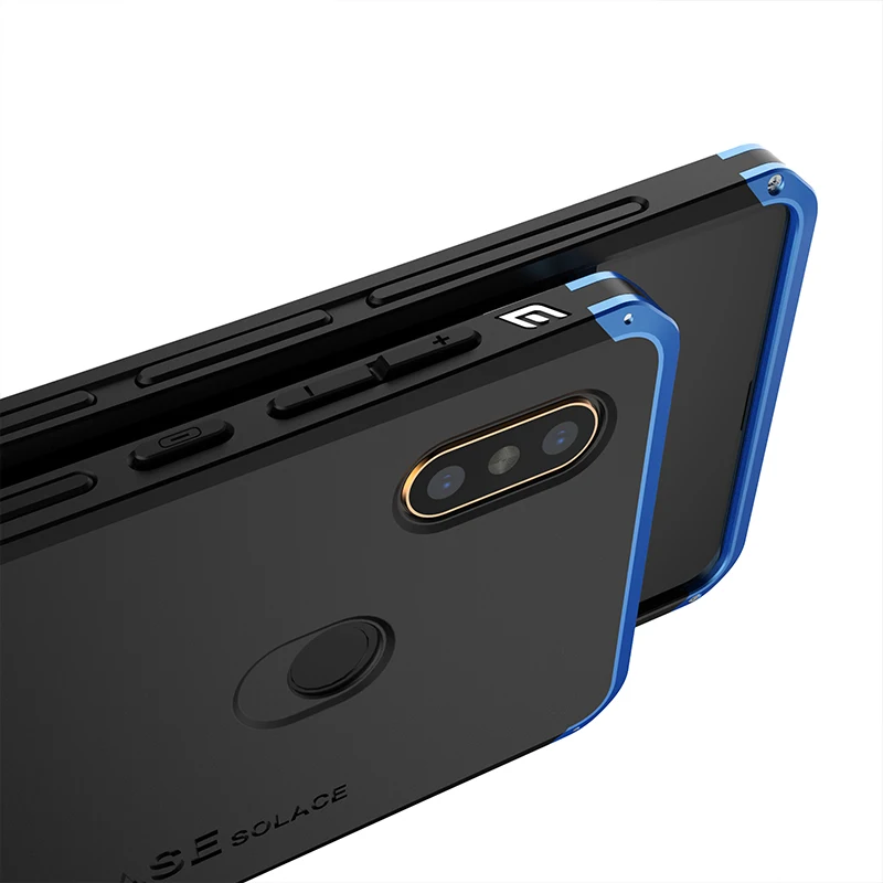Чехол для телефона Xiaomi Mi Mix 2s Алюминиевый металлический каркас жесткая