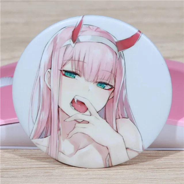 FFFPIN 5,8 см брошь Русский мультфильм нагрудник в FRANXX Zero Two 02 значок Милая булавка монета значок ткань рюкзак Декор - Окраска металла: Model D