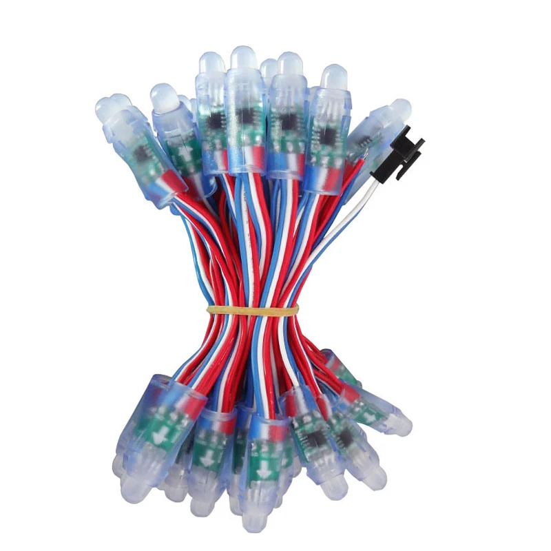

2811 module 50pcs/lot programmable colorful waterproof IP68 lamp beads for indoor and outdoor advertising signs decotation