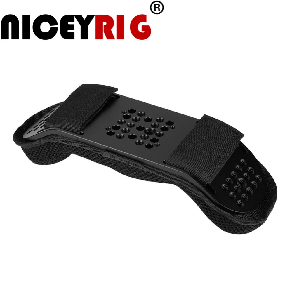 NICEYRIG DSLR наплечный стабилизатор для камеры, наплечный стабилизатор для видеокамеры, видеокамера, губчатый коврик 1/" DSLR 3/8"