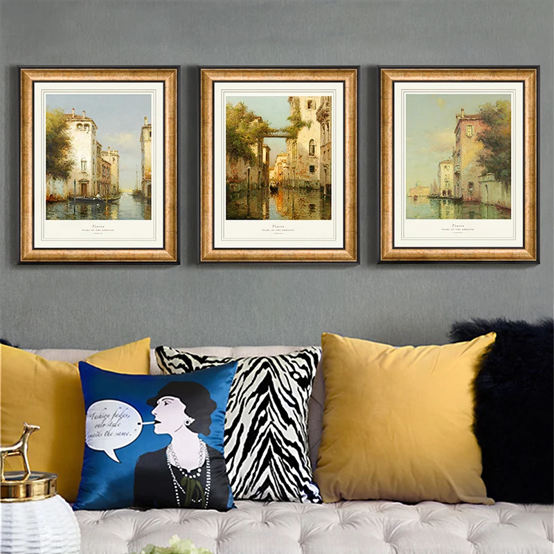 Европейский Стиль фоторамка для Гостиная 45*55 см стене висит рамка фотографий