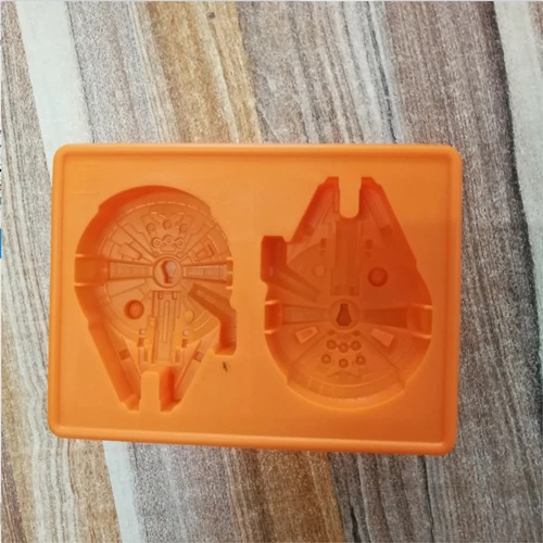 Small Новые кухонные вентиляторы Star Wars Siliocne день рождения торта украшения сковородки льда лоток/шоколадная форма - Цвет: Small