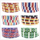 10 ярдов, эластичный складной флаг 8 стран с принтом, флаг Испании, Франции, Нидерландов, Англии, Германии, Бразилии, для чемпионата мира по надписи