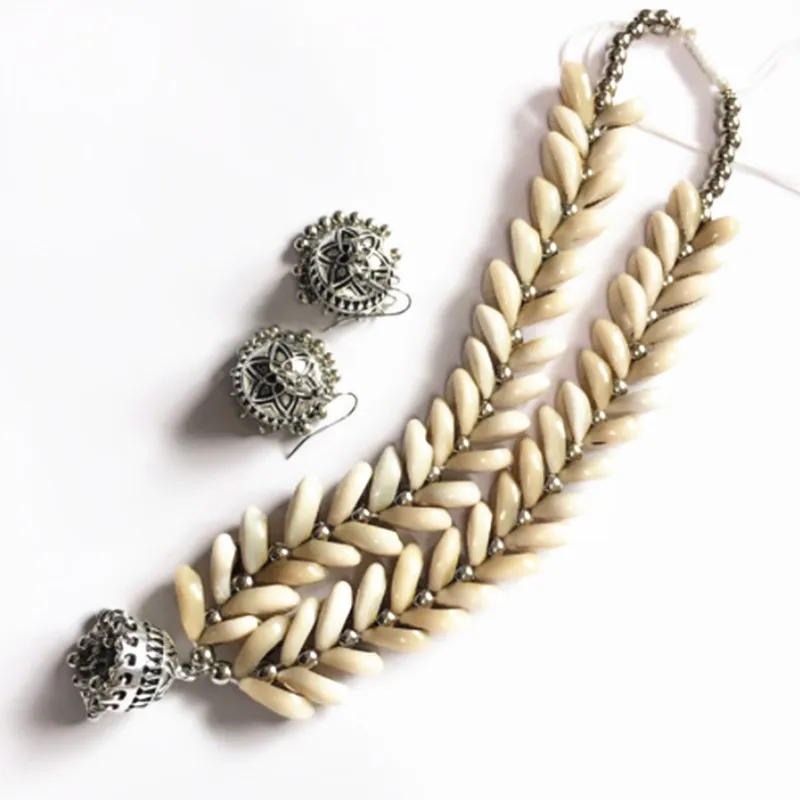 Женское Массивное колье чокер DM цепочка из веревочной Ткани в стиле бохо с