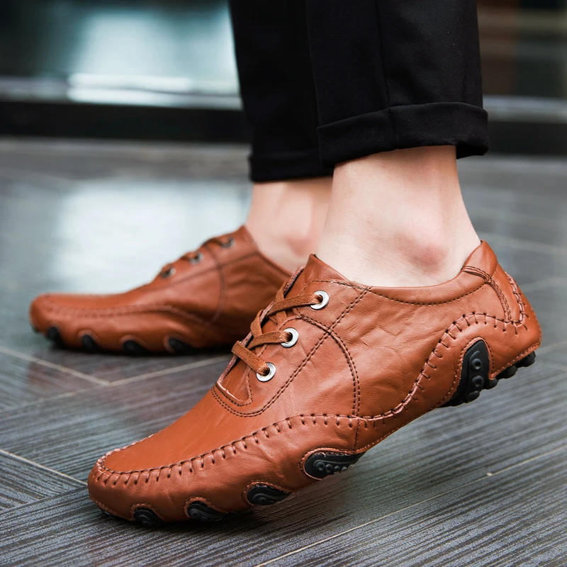 URBANFIND/Дизайнерские мужские лоферы из натуральной кожи; размеры 38-44; элегантные стильные мужские брендовые модные оксфорды; Цвет черный, коричневый