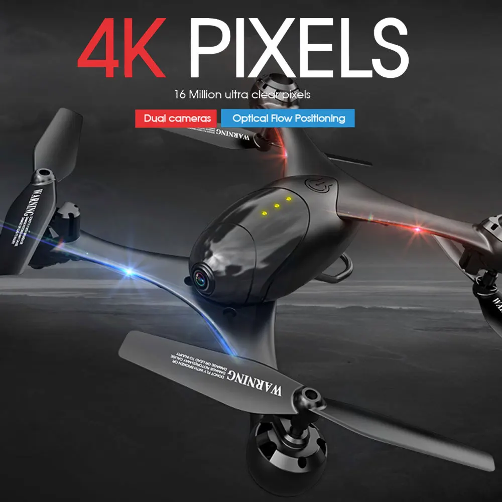 720P 1080P 4K Dual Camera Drone Quadcopter WiFi FPV Selfie Dron Optical Flow Positioning Fixed Height Gravity Sensor Helicopter
720P 1080P 4K Dual Camera Drone Quadcopter WiFi FPV Selfie Dron Optical Flow Positioning Fixed Height Gravity Sensor Helicopter