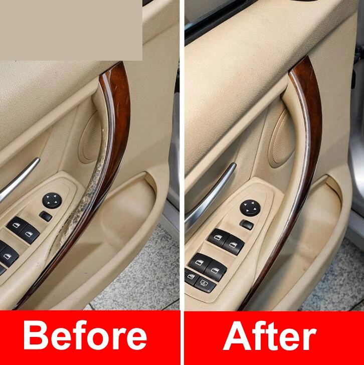 Автомобильный Стайлинг внутренняя Дверная панель Ручка Тяговая защитная рамка