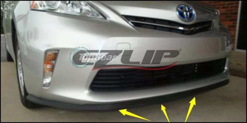 Для TOYOTA Prius XW20 XW30 бампер для губ/передний спойлер дефлектор для TOP gear Firends Тюнинг автомобилей/TOP gear обвес комплект/полоса юбка