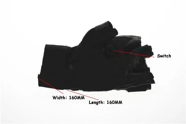 Лазерная перчатка RGB для сценического шоу вечерние с 7 лазерами (2 красных + 3