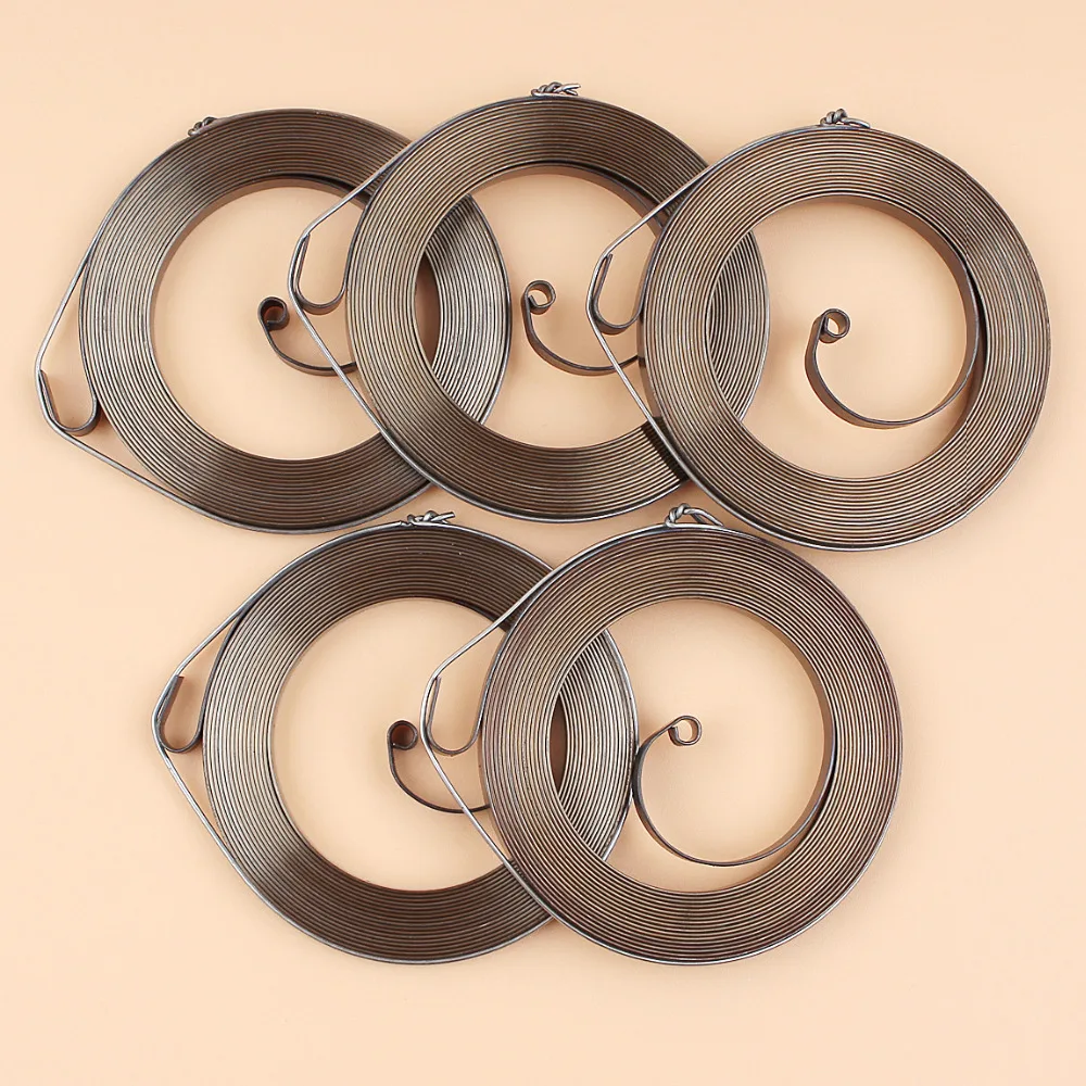 

5Pcs/lot Pull Starter Recoil Spring For HUSQVARNA 137 142 235 240 137E 142E 235E 240E Gasoline Chainsaw Parts #530 04 20-95