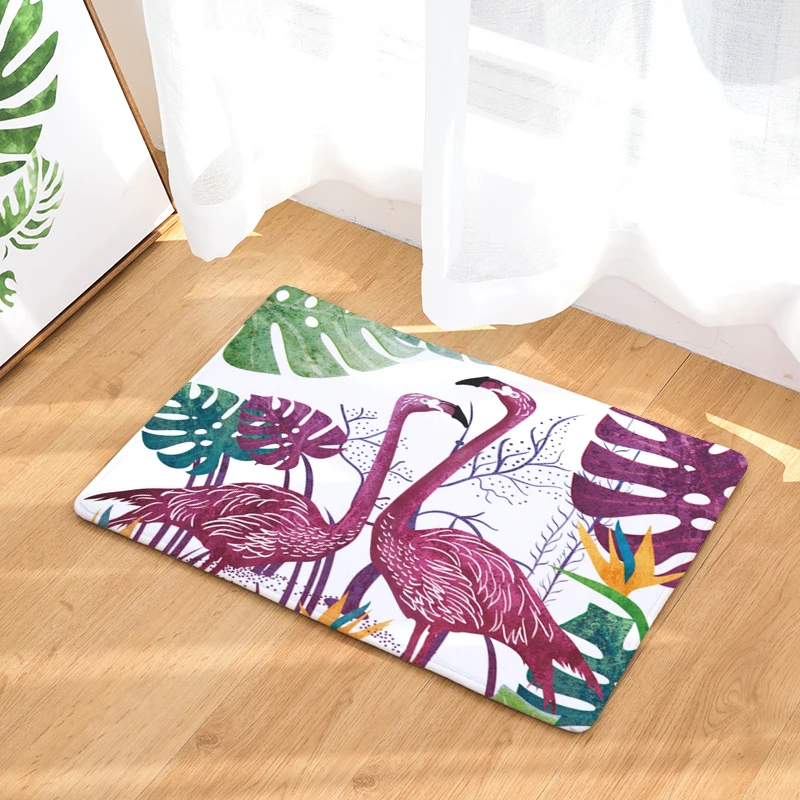 Carppe Добро пожаловать коврики с принтом Фламинго ванная комната кухня ковры кошка