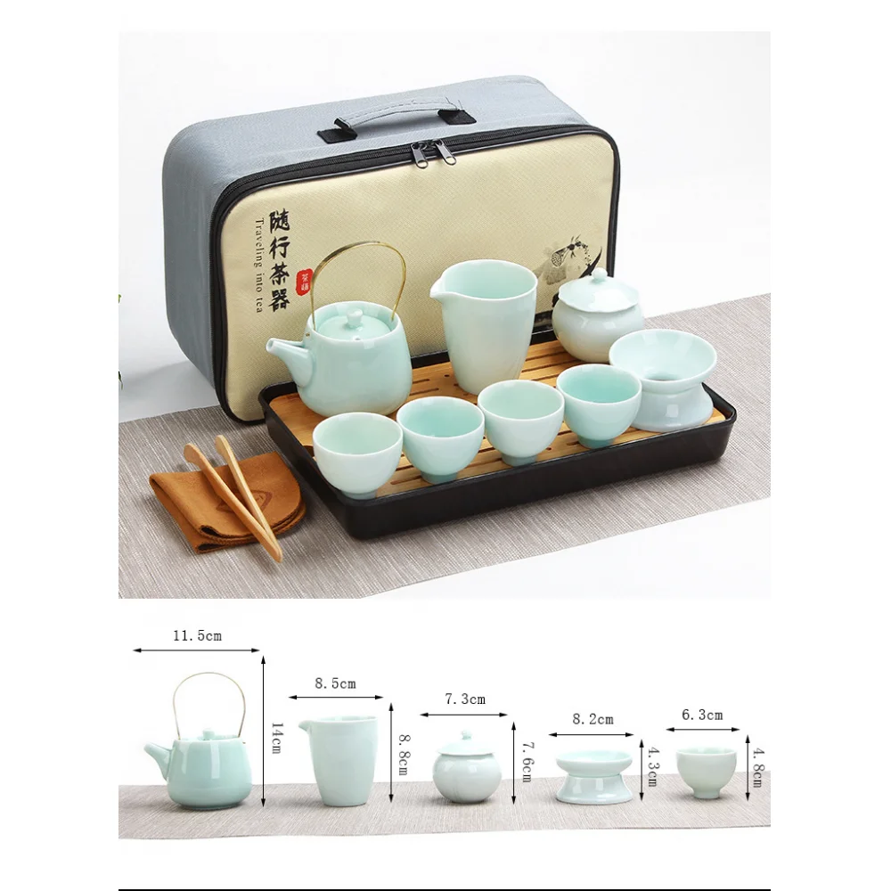 Керамический чайный сервиз горшок чайник Gaiwan чайная чашка для Пуэр китайский