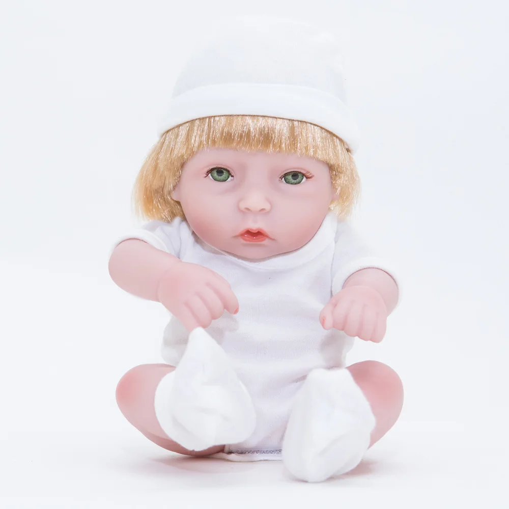 

High quality new arrival mini 10 inches reborn baby child love dolls reborn silicone baby dolls that drink milk
