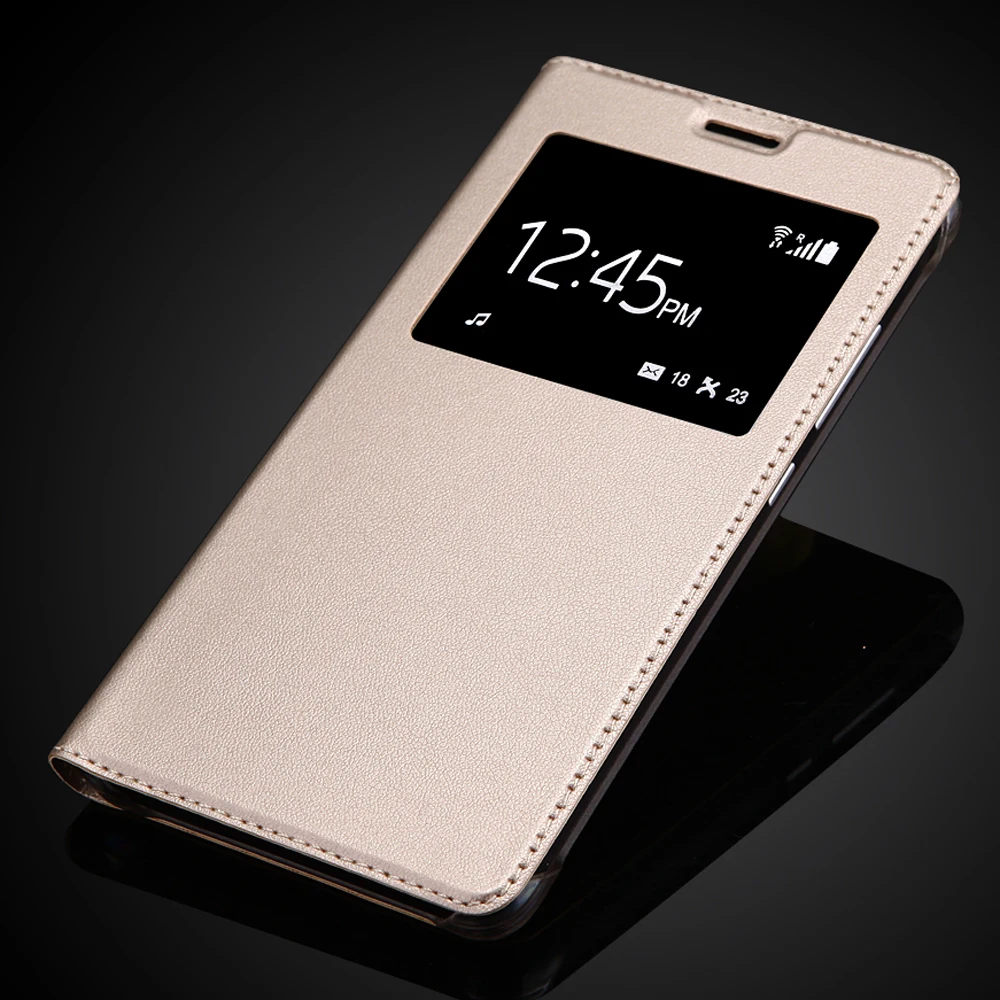 Роскошный классический чехол для телефона с окошком Samsung Galaxy O7 On7 G600 G6000 ультра