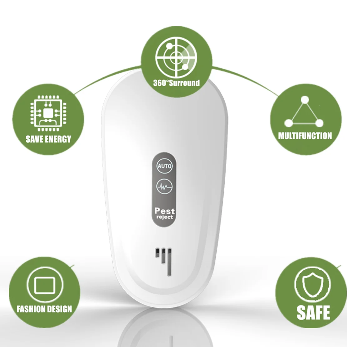 Скидка 50% на новый вредитель против насекомых ультразвуковое отклонение 160