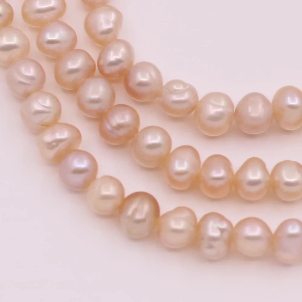Овальные бусины из натурального жемчуга 4-4 5 мм длина 14 дюймов | Украшения и