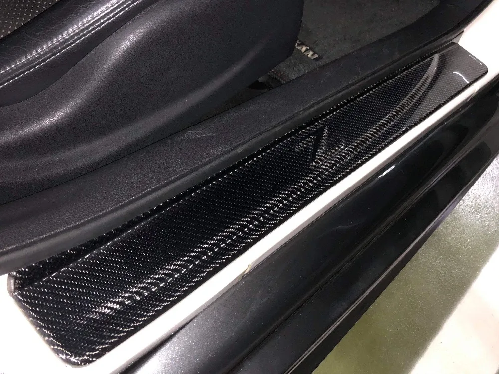 Автомобильные аксессуары из углеродного волокна OEM панель дверного порога