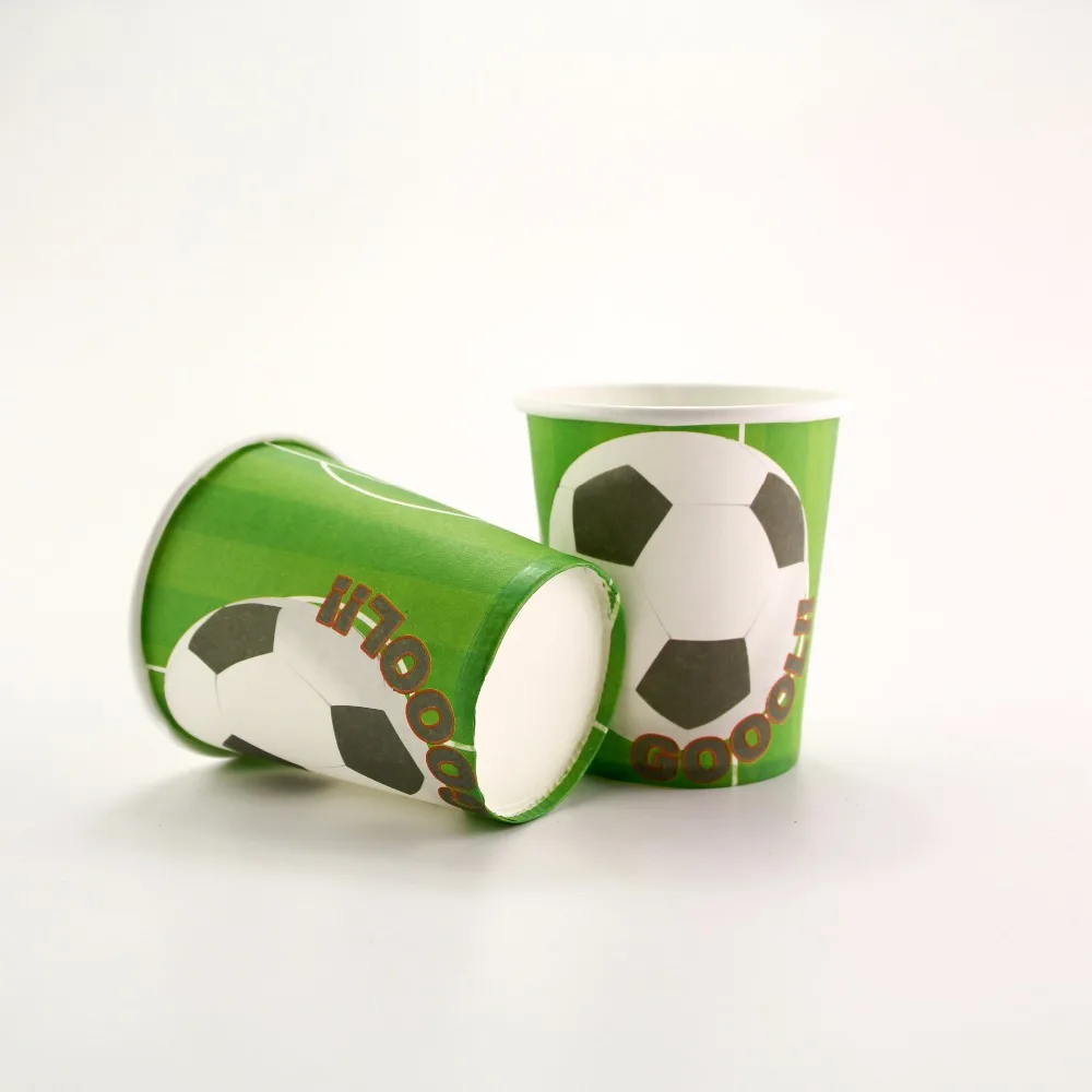 10 шт./лот принадлежности для тематической футбольной вечеринки бумажный