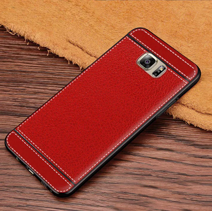 Для Galaxy Note 5 чехол с текстурой личи, мягкий ТПУ чехол, чехлы для Galaxy Note5 N920A N9200 SM-N920 N920C Coque Etui Kryt