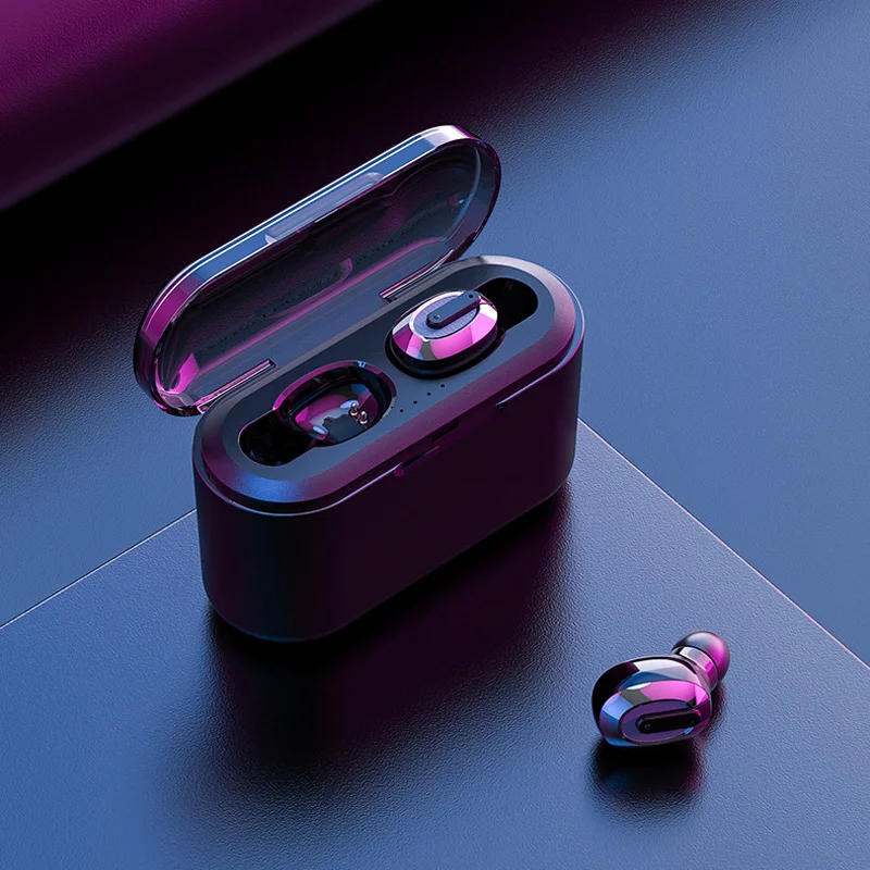 Беспроводные Bluetooth-наушники с зарядным футляром 5 0 дюйма 2200 мАч | Электроника