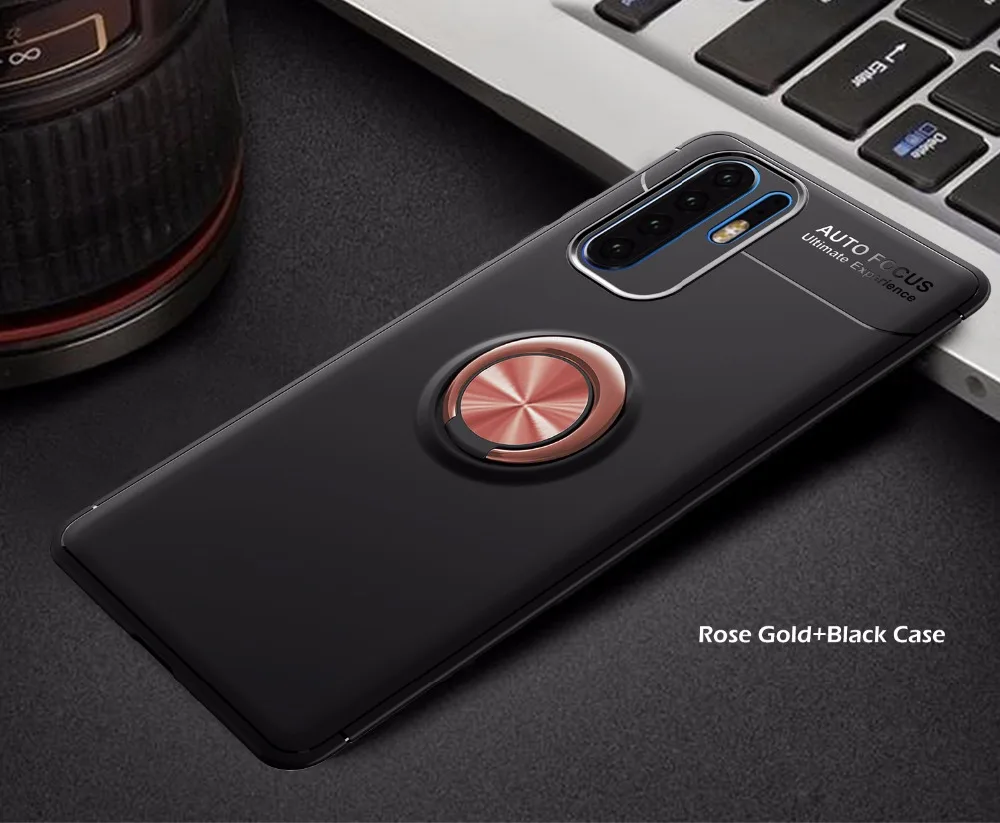Роскошный автомобильный Магнитный кольцевой мягкий чехол для huawei P30 Pro P20 Lite полный чехол для huawei P20 P30 TPU противоударный бампер чехол