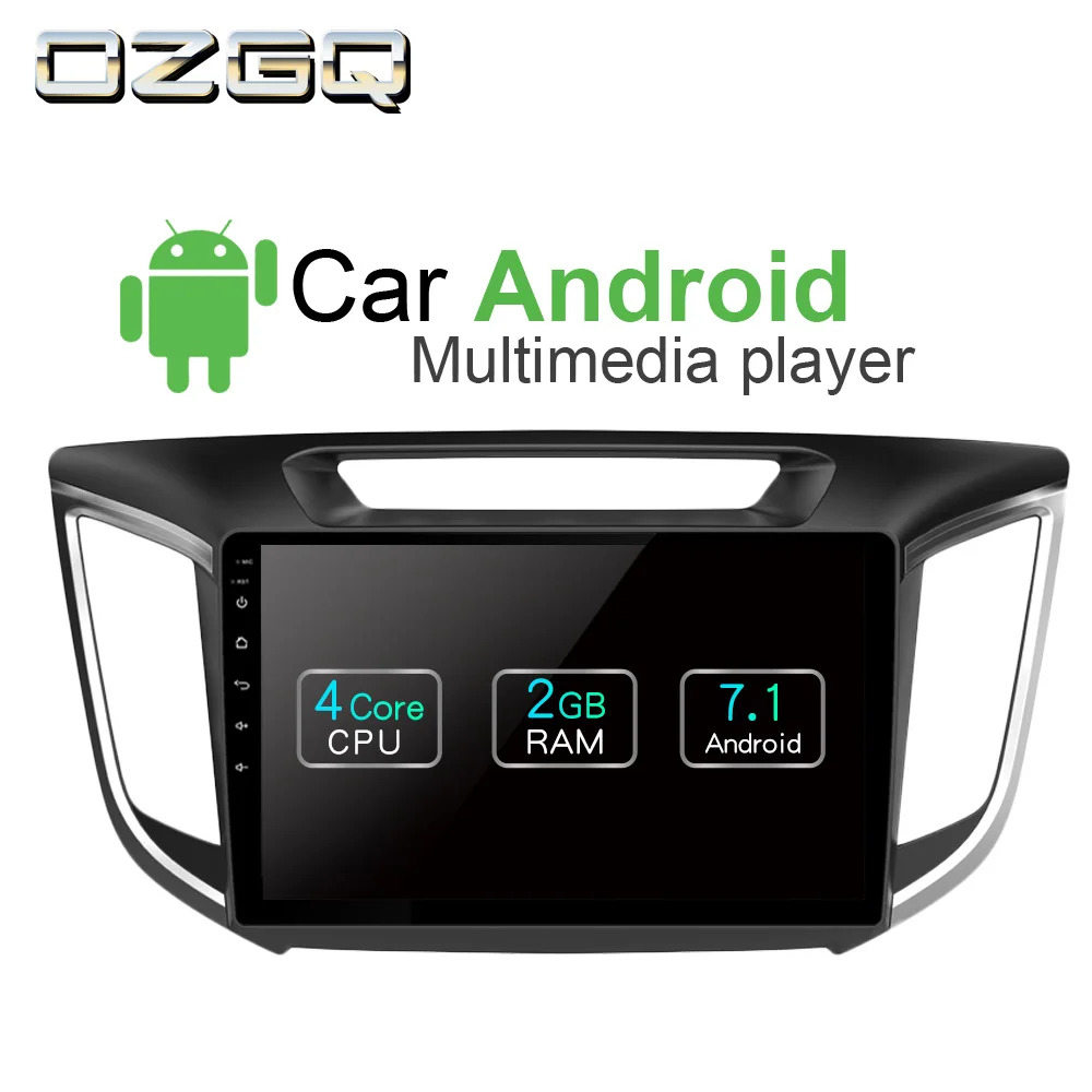 OZGQ Android 7 1 Автомобильный плеер для Hyundai IX25 2014 2018 HD экран Авто GPS навигация Bluetooth
