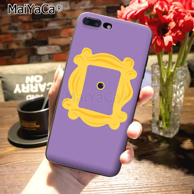 MaiYaCa friends tv силиконовый мягкий чехол для телефона для iPhone 8 7 6S Plus X XS MAX XR 5S SE 11pro чехол серия friends фиолетовая дверь - Цвет: 17