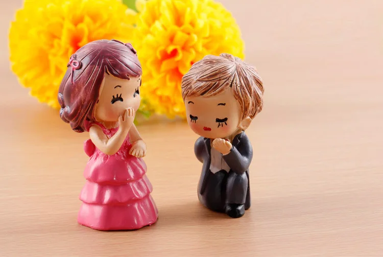 Предложение розовая фигурка для свадьбы свадебные украшения мини сказочный