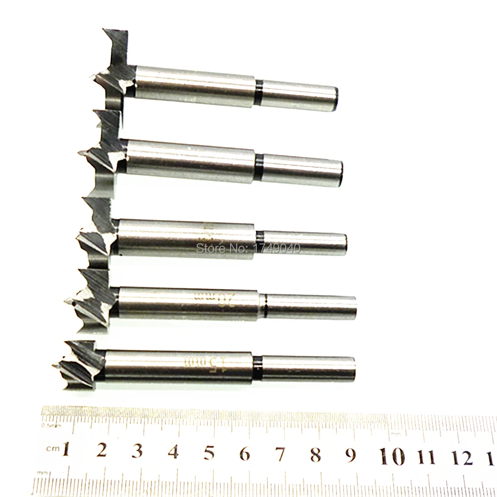 5 шт. пробочное сверло набор петель отверстие расточной резец деревянные сверла 15