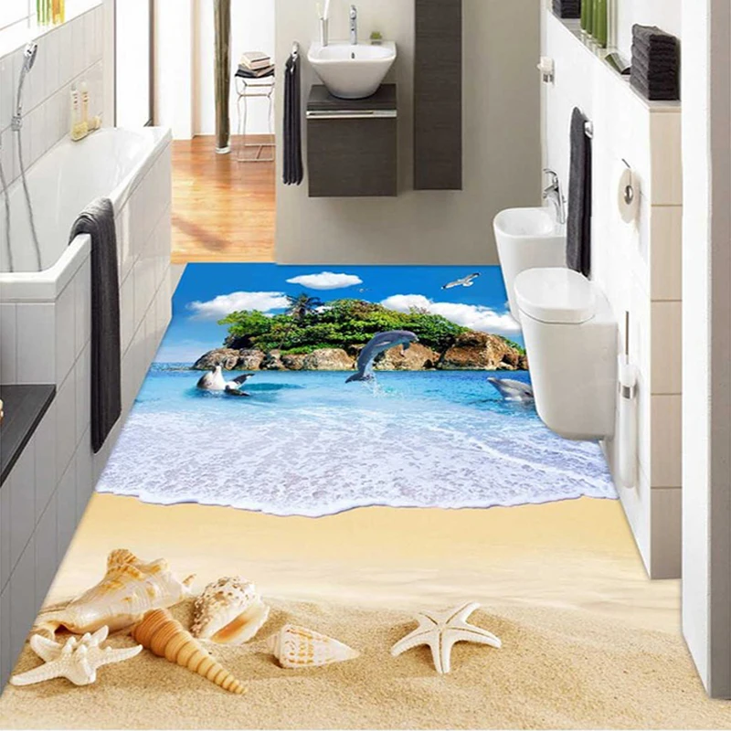 3D Настенные обои на заказ ПВХ виниловые водонепроницаемые самоклеящиеся