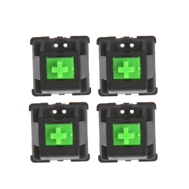 Новые 4 шт. зеленые RGB переключатели для Razer blackwidow Chroma игровая механическая
