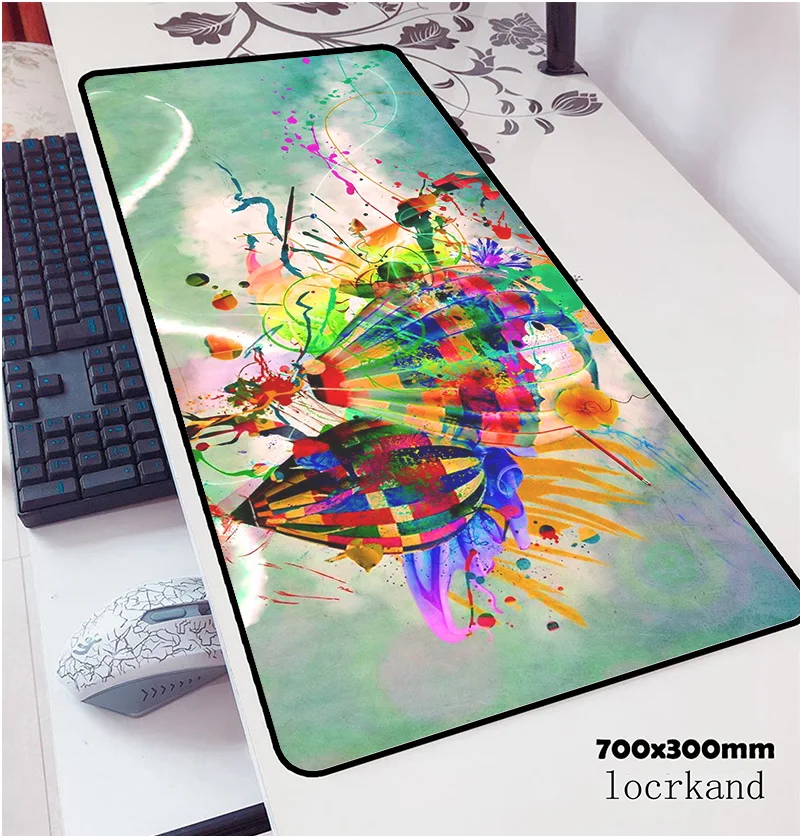 Эстетическая padmouse 700x300x2 мм коврик для мыши notbook компьютерный красочный игровой