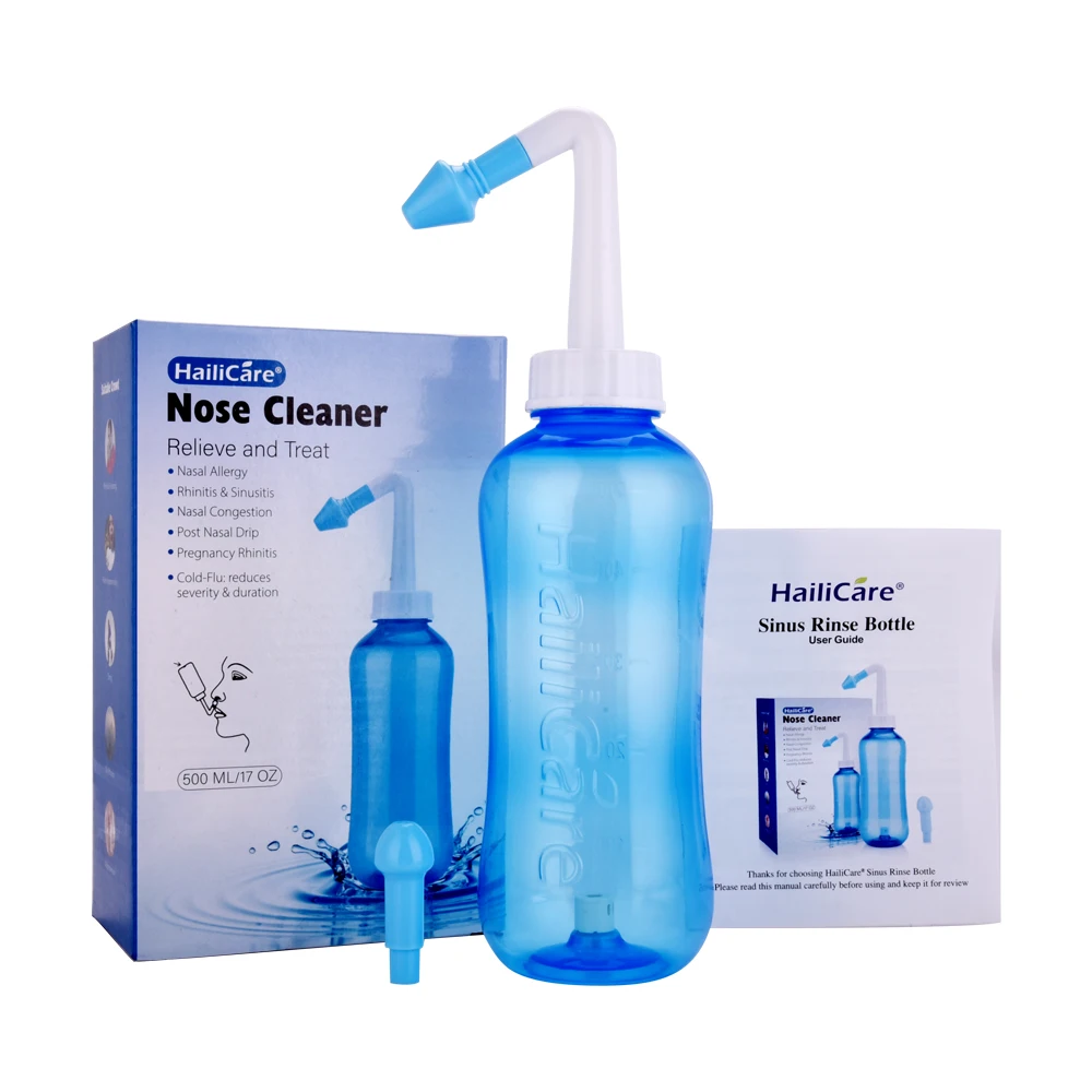 

Nose Care Nasal Wash Cleaner Protector Clean Salt Moistens Child Adult Avoid Allergic Rhinitis Cleaning Relaxation 500ml