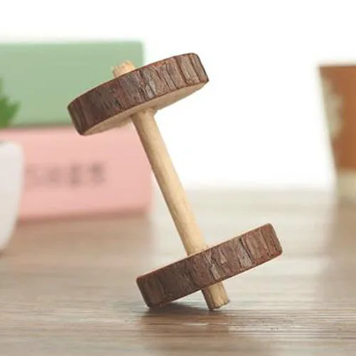Деревянная мини игрушка для упражнений жевания зубов молярная кролика