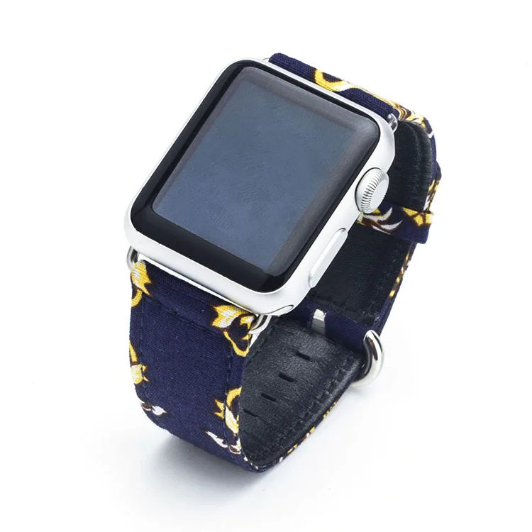 Холщовый ремешок для apple watch Band 42 мм 38 мм apple watch 4 3 iwatch band 44 мм 40 мм браслет часы Correa ремешок аксессуары