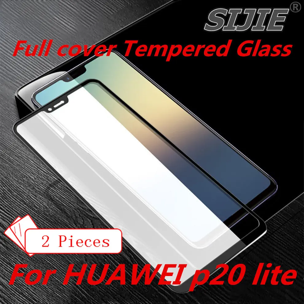 2 шт полное покрытие из закаленного стекла для HUAWEI p20 lite p20lite P 20 5 84 дюймов экран