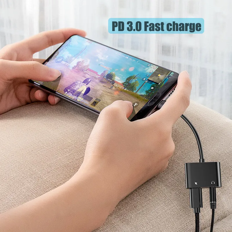 Кабель BFOLLOW Type C 3 5 мм для наушников/USB PD 0 кабель быстрой зарядки Huawei Mate 20 20X P20 Pro Xiaomi