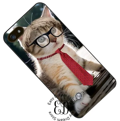 Business Cat Wearing Glasses case for iphone 11 12 pro X XR XS Max 6 7 8 plus Samsung S10 S20 s8 s9 note 9 10 | Мобильные телефоны