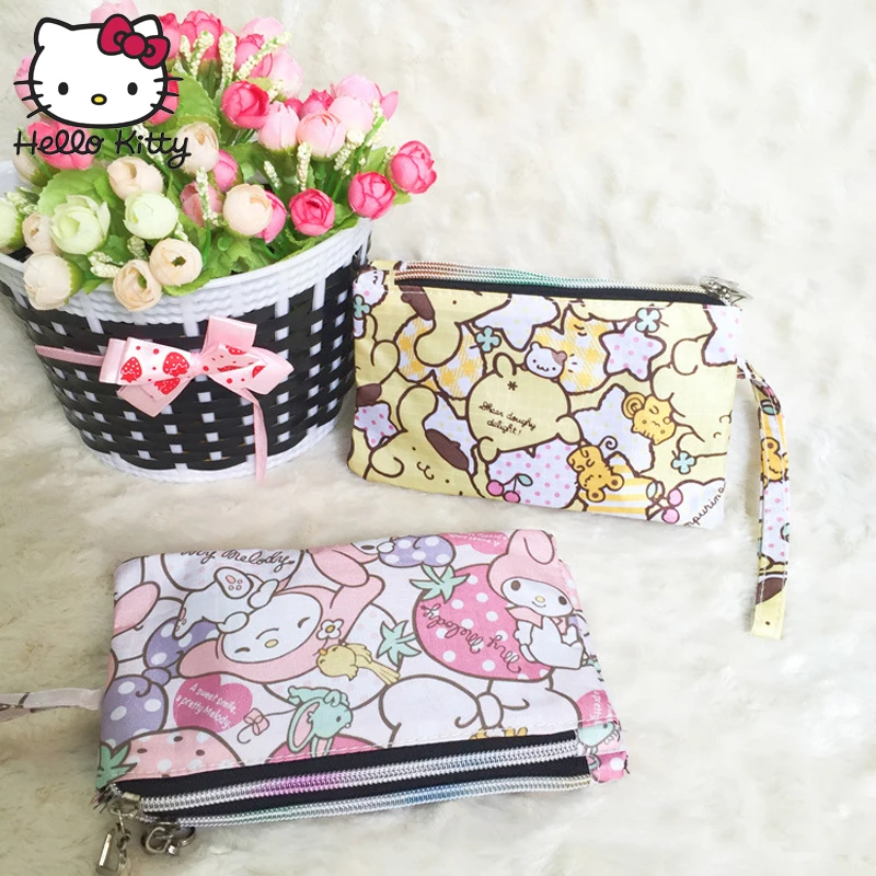 Hello Kitty милая сумка для макияжа с героями мультфильмов Подарочный кошелек