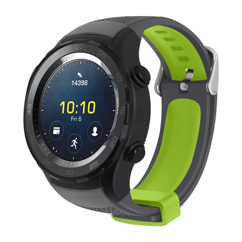Силиконовый резиновый ремешок для часов 20 мм для samsung gear s2 спортивный ремешок samsung Galaxy Watch 42 мм huawei Watch 2 ремешок для часов