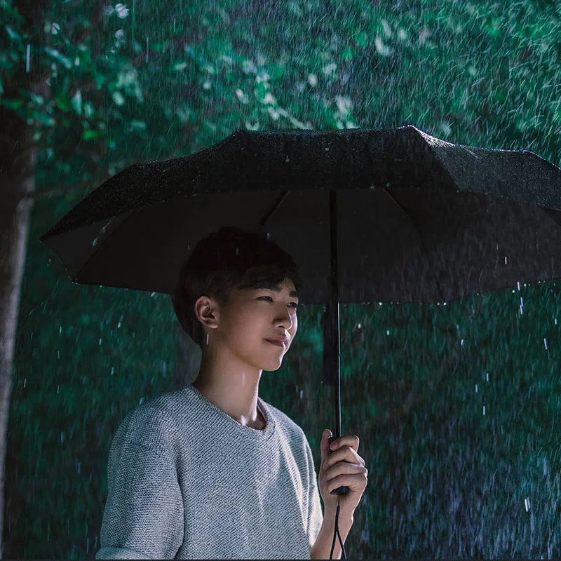 Xiaomi Automatic Umbrella Sunny Rainy Aluminum folding Windproof Waterproof UV Man Tous Woman Summer Winter Parasol | Дом и сад