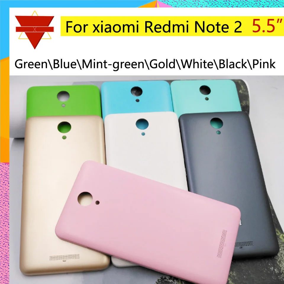 10 шт./партия новинка 5 дюймов для Xiaomi Redmi Note 2 крышка аккумулятора задняя батареи