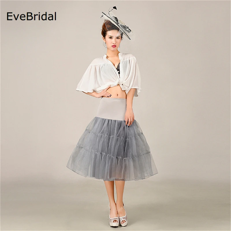 

Short Tutu Bridal Petticoat Crinoline Underskirt Wedding Dress Skirt Slips Waist adjustable