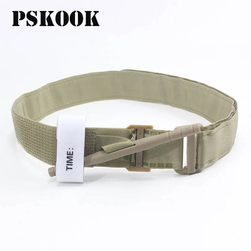 PSKOOK портативная скорая помощь с одной рукой, БЫСТРОРАЗЪЕМНАЯ застежка, медицинский военный тактический жгут для экстренной помощи
