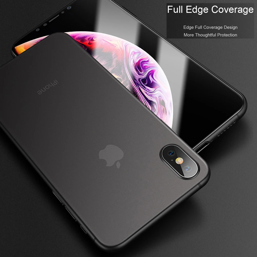 Матовый чехол для телефона iPhone 7 8X6 6S Plus 5 5S SE полупрозрачный противоскользящий для iPhone X 7plus Ультратонкий чехол