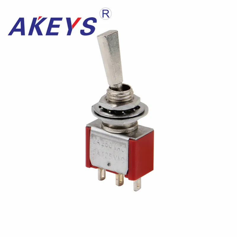 10 шт. MTS 102 F1 TO 12MM 3P2T вкл. Кулисный переключатель с плоской ручкой модель самолета