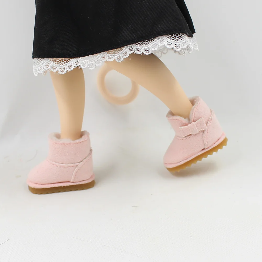 Ботинки для куклы Blyth шарнирные ICY Licca 1/6 теплые зимние разноцветные ботинки снега