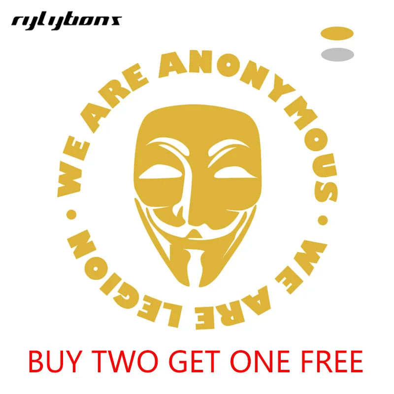 Rylybons креативные автомобильные Стикеры с начесом золотые/Серебристые наклейки