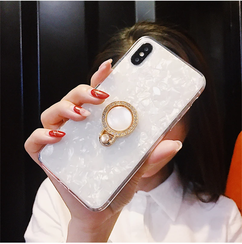 Ix чехол для телефона с палец кольцо Роскошные оболочка 6s 7 plus 8 Grip держатель